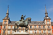 Reiterstandbild von König Felipe Iii; Madrid Spanien