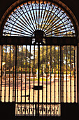 Metal Gates At Hearst Castle A Mediterranean Style Mansion Near San Simeon; California United States Of America