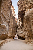 Ruinen der Nabatäerstadt; Petra Jordanien