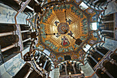 Decke der Pfalzkapelle; Aachen Nordrhein-Westfalen Deutschland