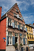 Typisches Haus am Kanal; Gent Ost-Viaanderen Belgien