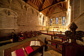 Innenraum einer Kirche; Northumberland England