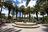 Fountain On Plaza Luis De Fuentes, Tarija, Bolivia