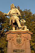 Statue eines Kriegshelden; Oslo Norwegen