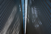 Low Angle View of Ceiling Detail, World Trade Center Transportation Hub, New York City, New York, USA