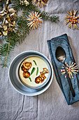 Parsley root soup for Christmas