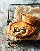 Thai chicken curry pies