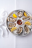 Oysters with vinaigrette