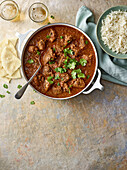 Simple lamb-coconut curry cooked in the pressure cooker