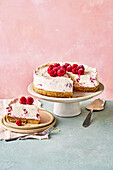 No bake raspberry cheesecake