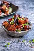 Pork belly from the air fryer