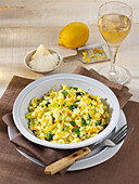 Savoy cabbage risotto