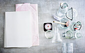 Preserving jars and kitchen timer
