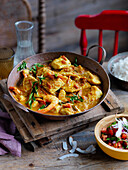 Sri Lankan seafood curry