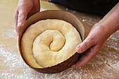 Gubana (yeast bun, Friuli-Venezia Giulia, Italy)