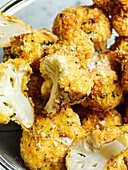 Cauliflower cooked in the hot air fryer