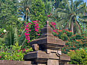 Indonesia, Bali, Ubud. Inside the Hindu temple, Pura Tirta Empul, the water temple located in the village of Manukayu.