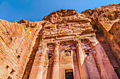 Königliche Gräber, Petra, Jordanien. Erbaut von Nabatäern zwischen 200 v. Chr. und 400 n. Chr.