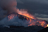 Island. Eruption des Vulkans Fagradalsfjall.