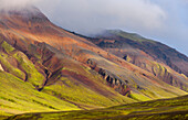Nyidalur am Gletscher Tungnafellsjokull. Das Hochland im Vatnajokull-Nationalpark, einer UNESCO-Welterbestätte, Island