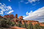 Sedona, Arizona. Cathedral Rock Wegweiser