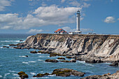Point Arena Lighthouse, ein Wahrzeichen Nordkaliforniens.