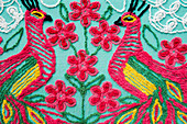 Kent, Connecticut, USA. Colorful textile