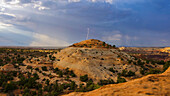 Lightning from Anasazi Granaries. Utah, USA.