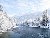 Bundesstaat Washington, Zentrale Kaskaden. Mount Baker Snoqualmie National Forest, Middle Fork Snoqualmie River