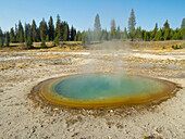 Wyoming, Yellowstone National Park. West Thumb Geyser Basin, Abyss Pool