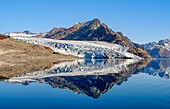 Gletscher im Sermiligaaq Fjord, Ammassalik, Dänisches Territorium.