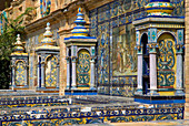 Ornate Walls Of Plaza De Espanya