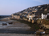View Of Mousehole Harbor At Low-Tide