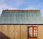 Boat Shed With Bird On Roof