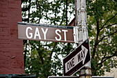 Sign For Gay Street