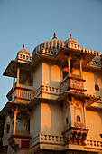 Sonnenuntergang auf der Burg Bijapur Rajasthan Indien