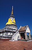 Unknown Chedi close to the Mekong River in northern Thailand.
