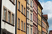 Burgher houses in the UNESCO World Heritage Site Old Town district of Warsaw, Poland