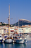 Boote im Hafen von Cassis; Frankreich