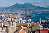 Neapel, Stadtbild, Vesuv, Italien