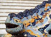 Reptile Sculpture Made Of Tile