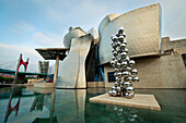 Tall Tree Sculpture In Front Of Guggenheim Museum, Bilbao, Basque Country, Spain