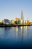 United Kingdom, More London; London, Skyline with view of City Hall and Shard building