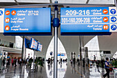 United Arab Emirates, Interior of Al Maktoum airport; Dubai