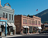 USA, Einkaufsviertel in der Innenstadt von Aspen; Colorado