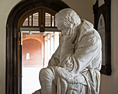 United Kingdom, Northern Ireland, by Pio Fedi in Entrance Hall of Queens University; Belfast, Statue of Galileo