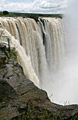 Zambia, Waterfall; Victoria Falls