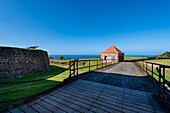 Drawbridge, bastion and guardhouse at Fort Louis Delgres; Basse-Terre, Guadeloupe, French West Indies