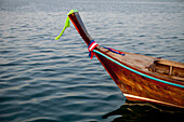 A long tail boat in Krabi, Thailand.