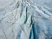 The Vatnajokull glacier.